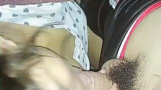 Oh god, she sucks my ass secretly and silently!