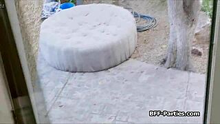 Soccer Babes Pounded In Fourway By Lucky Trainer