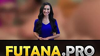 Girl happy with big dick in hentai futa anal scene.