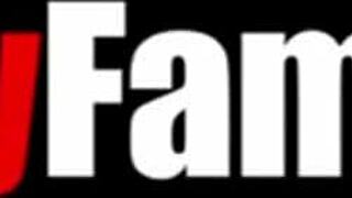 Andreina Deluxe boosts her skinny stepsister's confidence with intense blowjob and hardcore fucking.