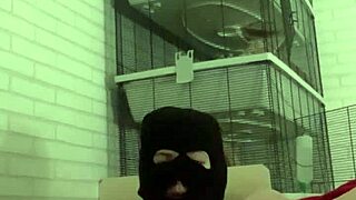 Horny piss play on sofa with tattoos