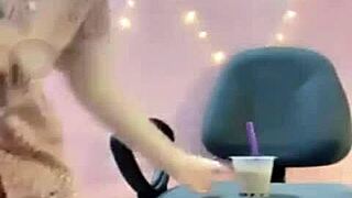 Beautiful Bunny Performs Live Show Revealing Full Face While Conversing