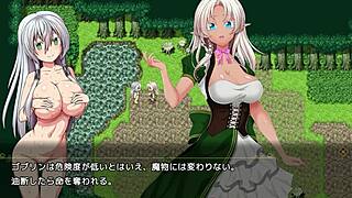 this witch of eclips lizu has a hot sex scene in hentai rpg 😏