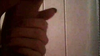 Big tit teen gives blowjob, but will she swallow the cum?