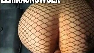 elle jouit la salope with stockings heels and big ass