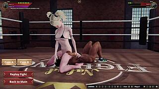 Naked Dela vs Bree in Wild 3D Fighter Clash