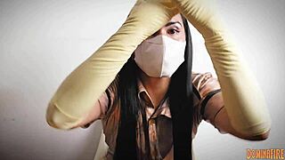 latex glove layering fetish in hospital