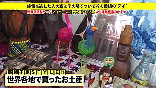 Shaved asian girl gives blowjob leading to facial