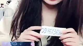 Beautiful Bunny Performs Live Show Revealing Full Face While Conversing