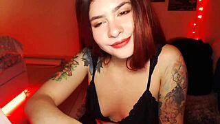 Sensual Teen Rubs Her Pussy Firmly For You In Emotional Webcam Session From Dominica