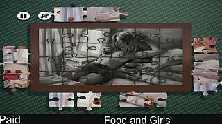 jídlo a holky v anime hře část 01