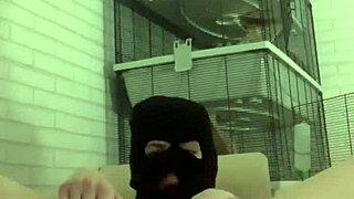 Horny piss play on sofa with tattoos