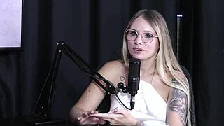 Naty varga enjoys a romantic moment in sheer red lingerie