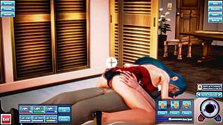 blue haired beauty gets fucked silly in a wild session