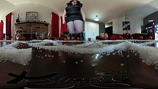 Giantess Goth Therapist Jane Judge Dominates in VR 360 4K