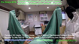 Doctor Tampa faces semen extraction by nonbinary medical perverts at clinic.