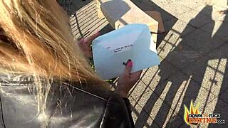 Lola Shines Feels Passion Riding Big Dick In Public