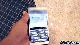 real teen in uniform fucks big cock while clothed