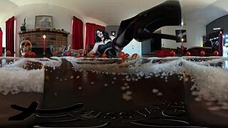 Giantess Goth Therapist Jane Judge Dominates in VR 360 4K