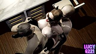 Catwoman Tries To Escape After Exposure In Office