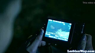 tattooed lesbian sweeties hang out and chat nicely