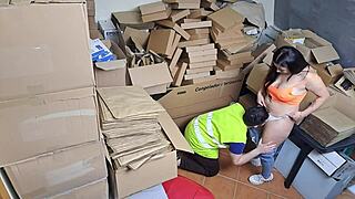 Sexy Latina Goddess Boss Catches Employee Slacking on Phone. What Happens Next Will Shock You!