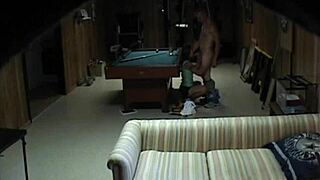 her boyfriend and roommate CAUGHT fucking bent over on hidden cam!