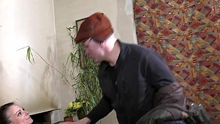 cutie with big boobs sucks elder cock part 1