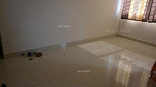 Tamil maid prabha jerks owner's dick between work tasks