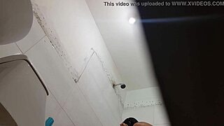 Spying on Mexican Teen Showering After School