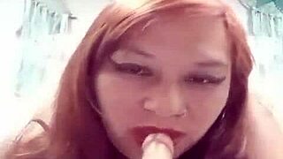 dana barzagli gets naughty masturbating alone with her big ass.