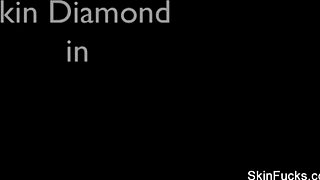 Skin Diamond Masturbates Her Ebony Pussy And Ass Solo