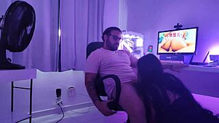 caught him watching porn, i gave deepthroat blowjob.
