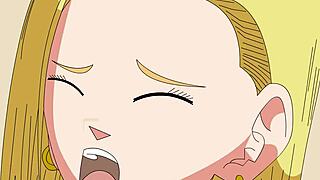 Dragon ball z parody android 18 hard sex