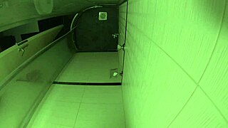 African Amateur Guy Enjoys Relaxing Shower Bathing