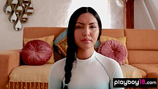 Why Is Naked Asian Yoga Babe Chloe Rose Exposing Her Small Boobs And Exotic Pussy?