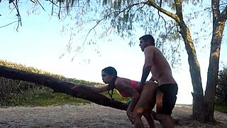 Sumaya Ganesha fucks publicly to get car unstuck help.