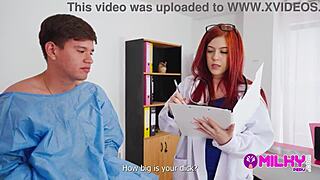 Dr. Greta Sweet Cures Patient's Cock With Intense Blowjob And Doggystyle In Hospital