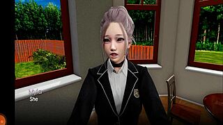 Maiden Power Meets Waifu for Blowjob