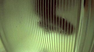 African Amateur Guy Enjoys Relaxing Shower Bathing