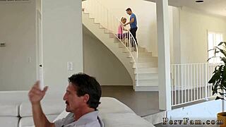 Seductive Cheerleader Tempts Stepson