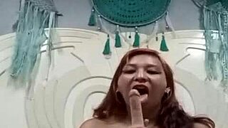 dana barzagli gets naughty masturbating alone with her big ass.