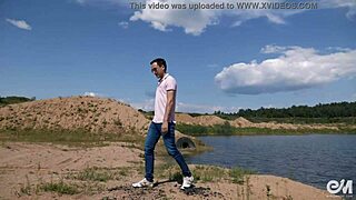 car wash turned into wild gay jerk with massive cum!