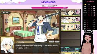 Vtuber Lewdneko Moans in Evenicle Game Part 6