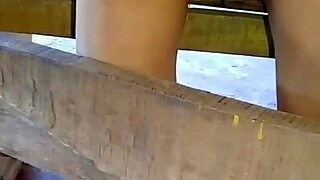 colombian student shows legs under skirt