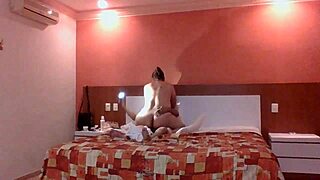 Mexicana Gets Hot With Tequilas In Motel And Starts Fucking