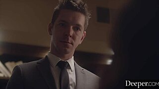 The babe is blackmailed into anal and titty fucking, learning a kinky lesson