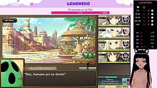 Vtuber Lewdneko Moans in Evenicle Game Part 6
