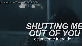 Joji performs slow dancing in the dark with subtitles.