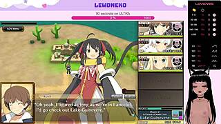 Vtuber Lewdneko Moans in Evenicle Game Part 6